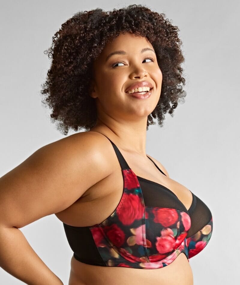 Sculptresse Bliss Full Cup Underwire Bra - Rose Print Bras